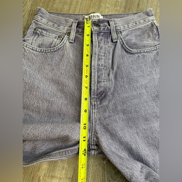 Agolde 90’s Pinch Waist Jean Ashberry Purple Size 23 - Picture 12 of 14